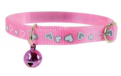 Zgarda pentru pisici reflectorizanta Zolux roz 30 cm